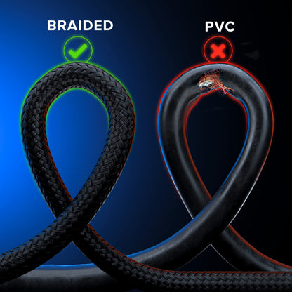 HDMI Cable 4K Ultra HD 6 Foot (10 Pack) Nylon Braided HDMI 2.0 Cable, High Speed 18Gbps 4K60Hz HDR, 3D, 2160p, 1080p, HDCP 2.2, ARC, HDMI Cables for Monitors, HDTV
