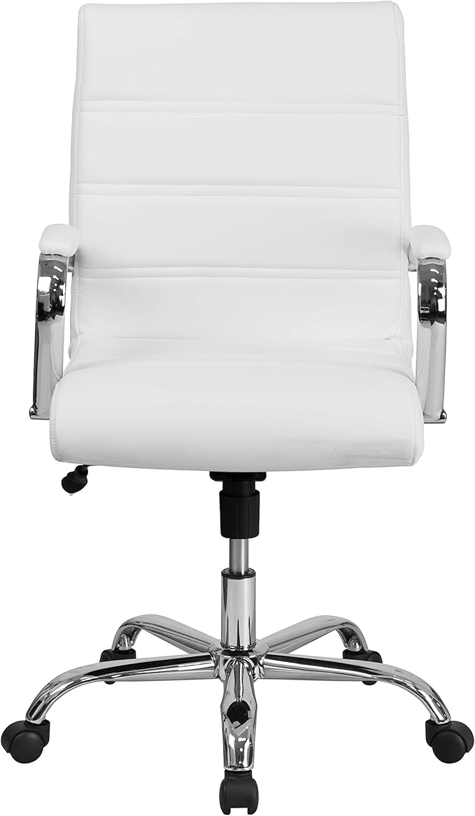 Flash Furniture Whitney Mid-Back Swivel LeatherSoft Desk Chair