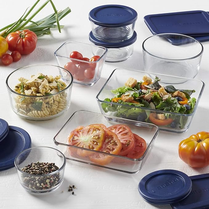 Anchor Hocking 16 Piece Glass Storage Containers
