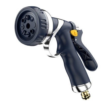 VOXON Hose Pipe Spray Gun with 8 Adjustable Patterns, 100% Heavy Duty Metal Garden Hose Spray Gun Zinc Alloy High Pressure Spray Nozzle Perfect for Car and Pet Washing, Cleaning, Garden Watering