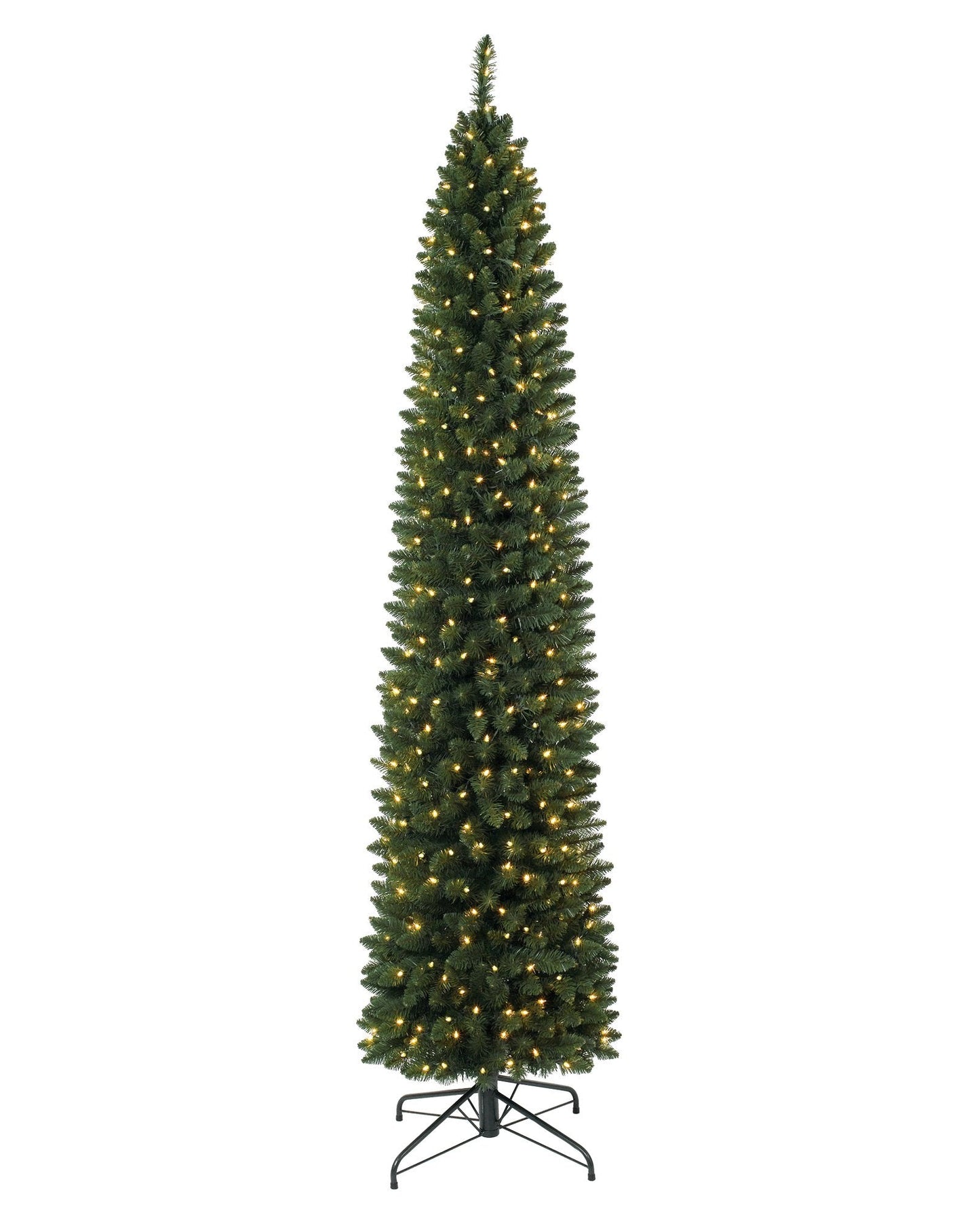 Treetopia Empire Pencil Tree - Artificial Indoor Christmas Tree, Unlit, Hinged Branches, Holiday Décor, 7.5ft