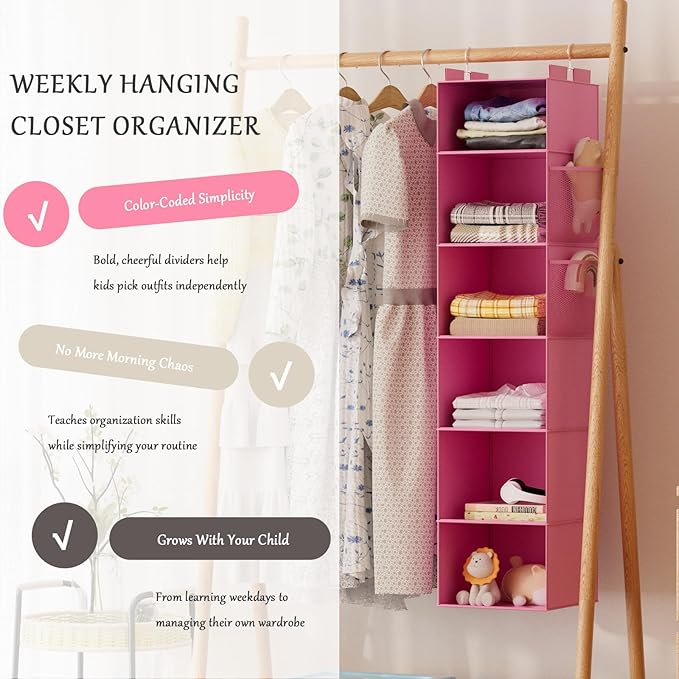 VERONLY Hanging Closet Organizer and Storage