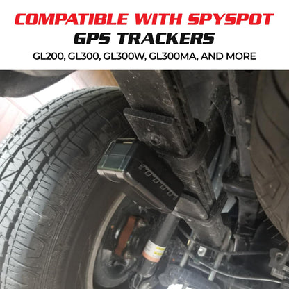 Spy Spot Magnetic Mount Weatherproof Case for GPS Trackers - Stash Lock Box for Items, Key Holder Under Vehicles - Fits GL200, GL 300, GL300W, GL300MA