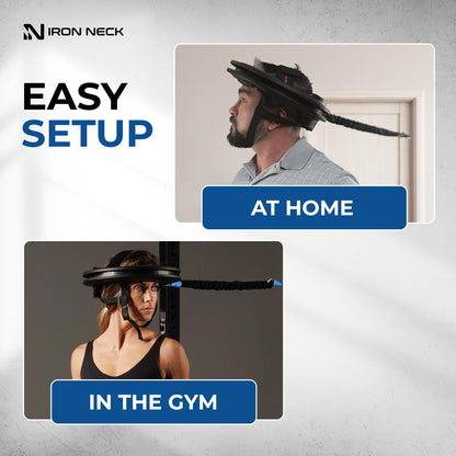 Iron Neck 3.0, Rehab Kit Bundle, 360° Neck Trainer and Resistance Bands for Working Out, Rehabilitation, Pain Relief, and Posture Correction