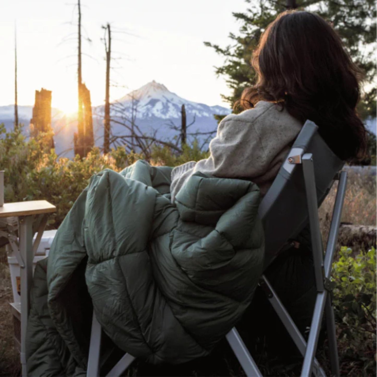 HEST Packable Comforter for Camping, Double Size - 100% Recycled Polyester Fill and Premium Quiet Fabric - Perfect for Hiking, Backpacking & Outdoor Adventures