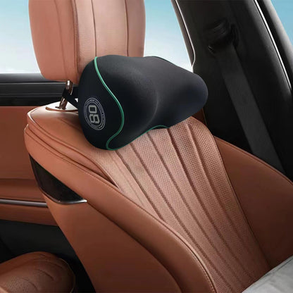 SPRFUFLY Make Relaxing Car Headrest Pillow, Car Pillow for Driving with Adjustable Strap, Breathable Removable Cover & Ergonomic Design - Softness Travel Car Neck Support Pillow(Black, 1PC)