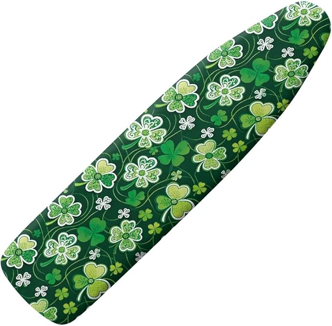 Shamrock Print Ironing Board Cover Protector St.Patrick's Day Decorative Covers