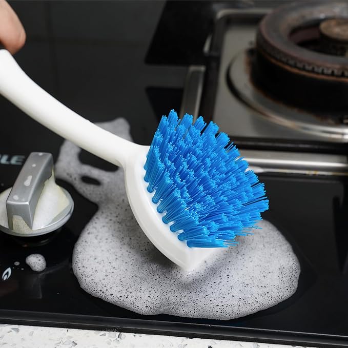 Dish Brush Set of 3 with Water Bottle Brush, Dish Scrub Brush and Scrubber Brush