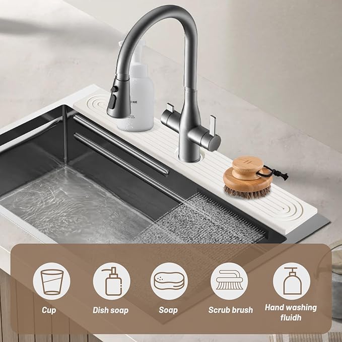 Faucet Mat for Kitchen Sink