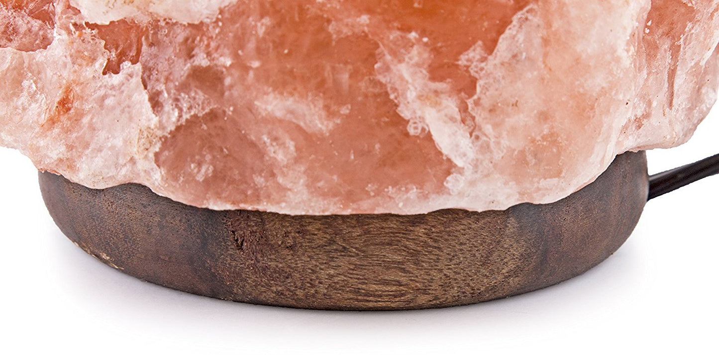 Needs&Gifts 2-3 KG Prime Quality 100% Original Himalayan Crystal Rock Salt Lamp Natural from Foothills of The Himalayas Beautifully Hand Craft Comes with Complete Electric Fitting Guaranteed