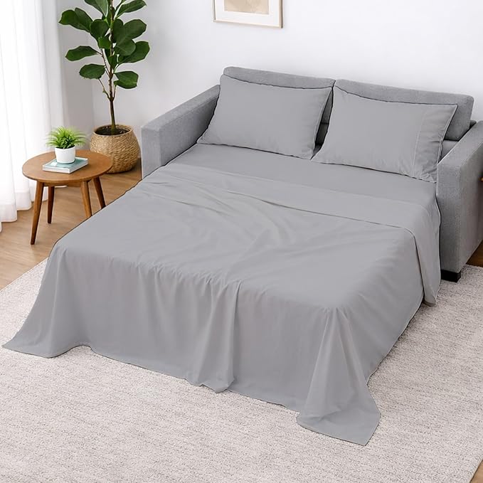 Cottington Lane Sleeper Sofa Sheets Full Size, 4 Piece Premium Quality 100%