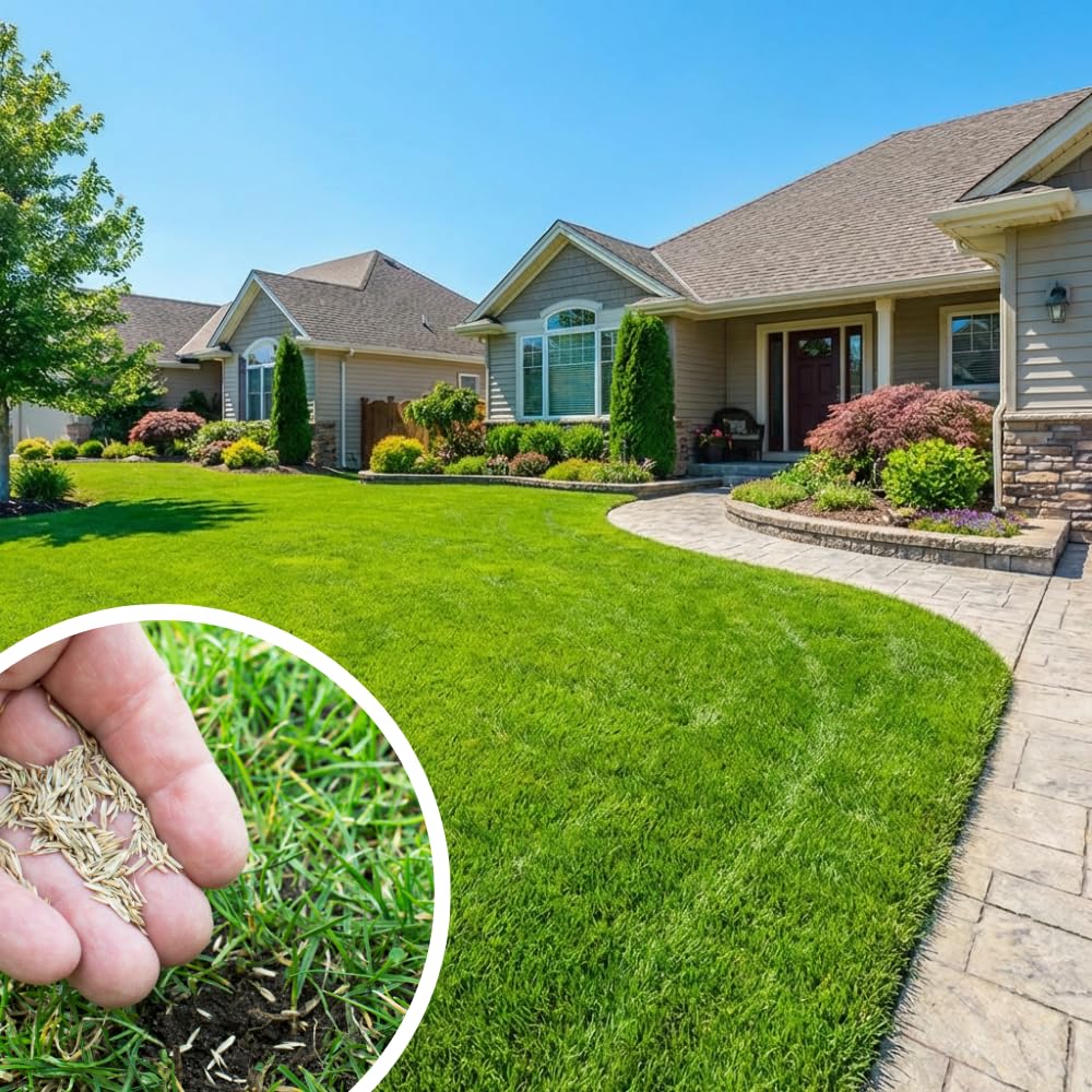 20000 Emerald Zoysia Grass Seed, Zoysia Grass Seeds Lawngrass for Outdoor Planting, Shade and Drought Tolerant Seeds