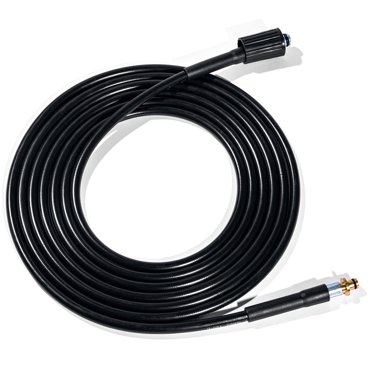 YUET 5M High Pressure Washer Replacement Hose for Kärcher K Series Washers Karcher K2, Click M22 (14mm) Female Type Plug - Old Model Quick Connector Extension Water Clean Pipe (15 Metres)