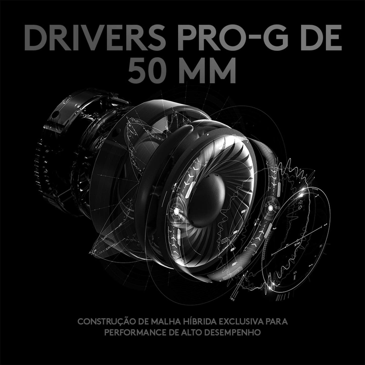 Logitech G PRO Gaming Headset 2nd Generation Comfortable and Durable with PRO-G 50 mm Audio Drivers, Steel and Memory Foam, for PC,PS5,PS4 - Black