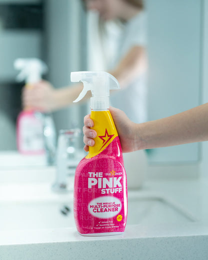 Stardrops The Pink Stuff Miracle Multi-Purpose Cleaner – Removes Grease, Grime, and Stains on Kitchens, Bathrooms, Floors, and More, 25 fl Oz
