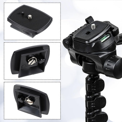 3 PCS Universal 43x43mm Quick Release Plate Set for Tripods, Camera Mounting Adapter Parts Replacement with Screws Camera Tripods Mount Adapter Ball Head Quick Release Plate Replacement for Cameras