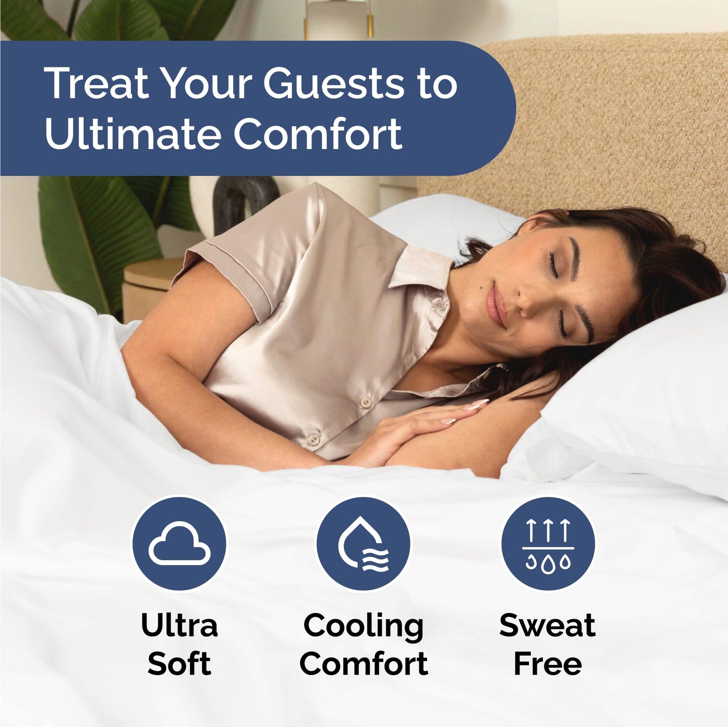 Bulk Case Pack of 10 Sheet Sets - Complete 4 Piece Sheet Sets - Bulk Twin Size Bedding - Wholesale Case Pack for Hotels, Spa & Airbnbs - Deep Pocket & Wrinkle Free - Cooling & Breathable - Twin, White