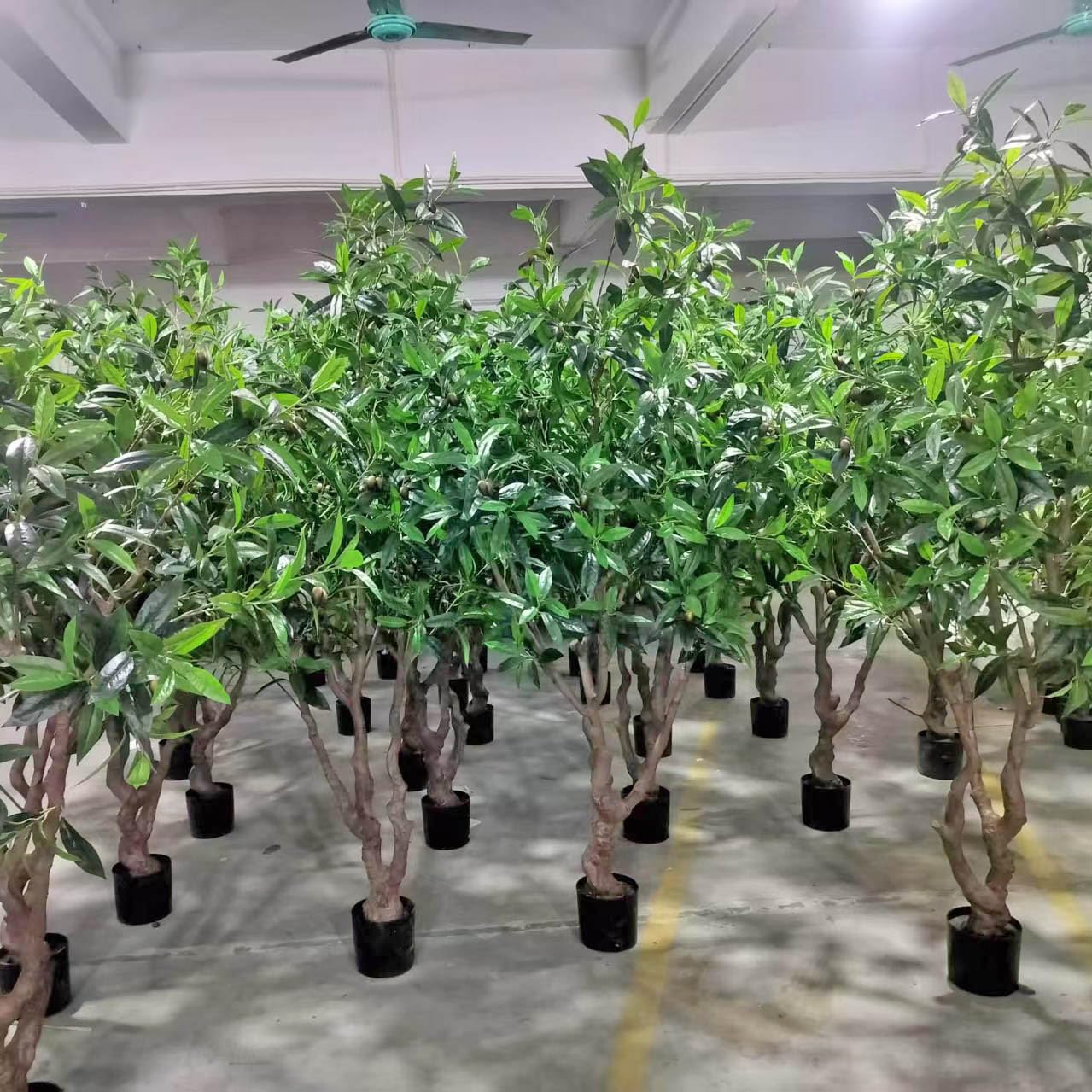 ZSENENT 7.5ft Large Realistic Artificial Olive Tree with Olives - Premium Silk Mediterranean Faux Tree with Bendable Branches & Sturdy Base for Indoor Outdoor Farmhouse Office Decor