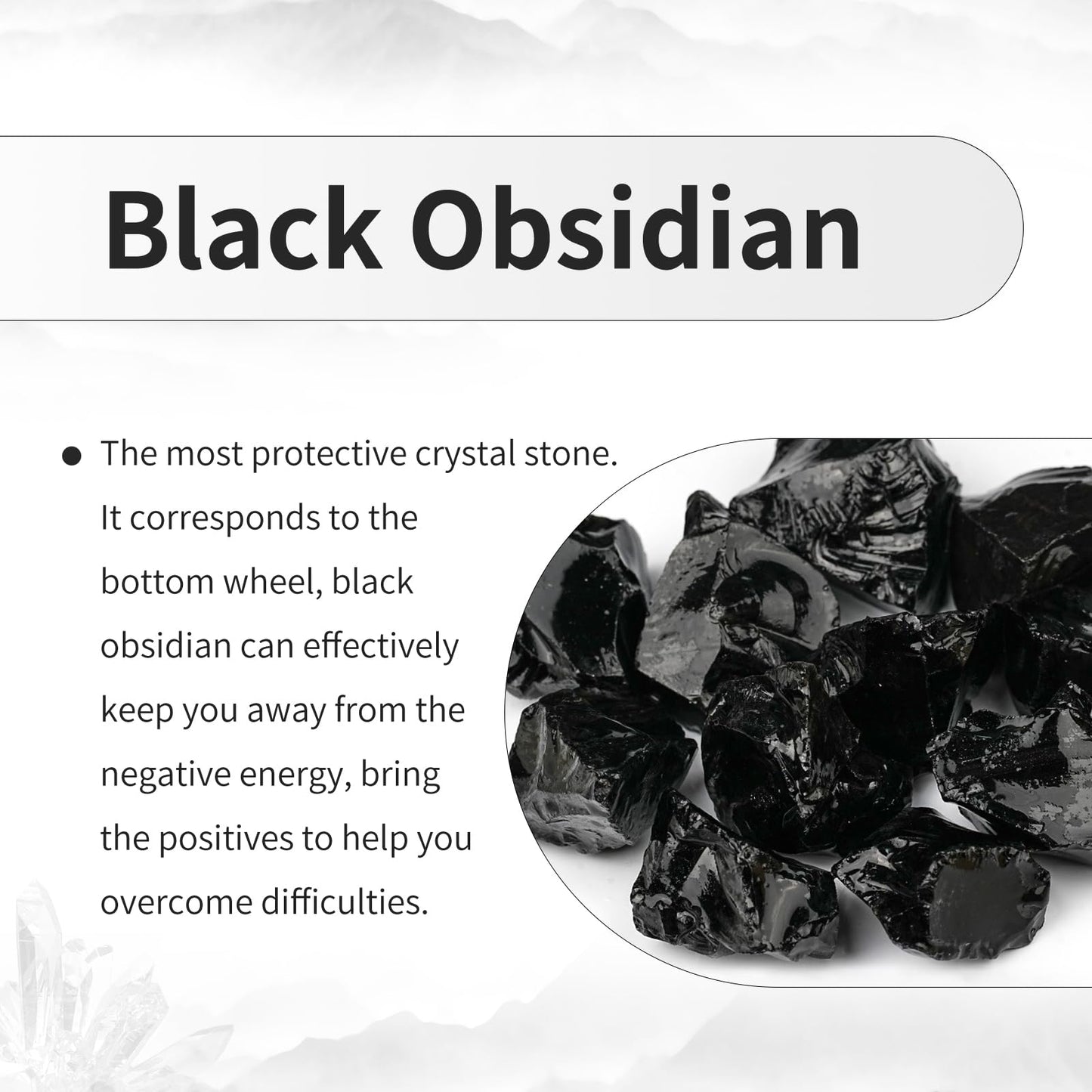 TUMBEELLUWA Black Obsidian Poodle Dog Figurine Carved Crystal Puppy Statue Stone Animal Sculpture for Home Table Shelf Decor