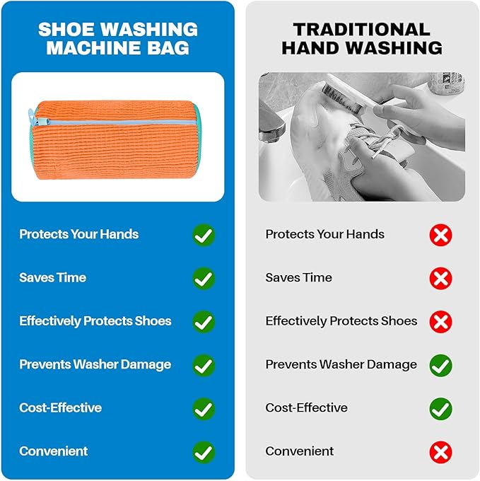 Shoe Washing Machine Bag: Laundry Shoe Bag