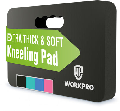 WORKPRO Extra Thick Kneeling Pad, Soft NBR Foam Cushioning for Knee, Large Foam Kneeler Mat for Gardening, Bathing Baby, Exercise, Workout Supplies, 17.5 x 11 x 1.5 in, Black