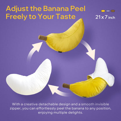 Phantoscope Papaya Shaped Throw Pillow, Fruit Themed Cushion for Couch, Bed and Chair, Pink, 10 x 15 inches