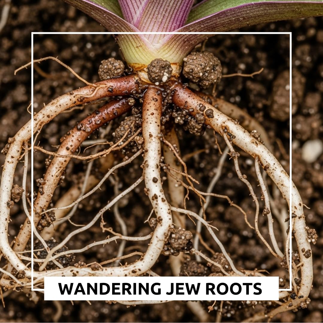 2 Pale Puma Wandering Jew Cuttings to Grow – Tradescantia Pallida Cuttings - Purple & Lavender Plant - Easy Trailing Houseplant for Hanging Baskets & Pots - Gardener Gift