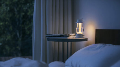 BALMUDA Combo Pack: The Toaster Gray & The Lantern White | Steam Toaster & Rechargeable LED Lantern