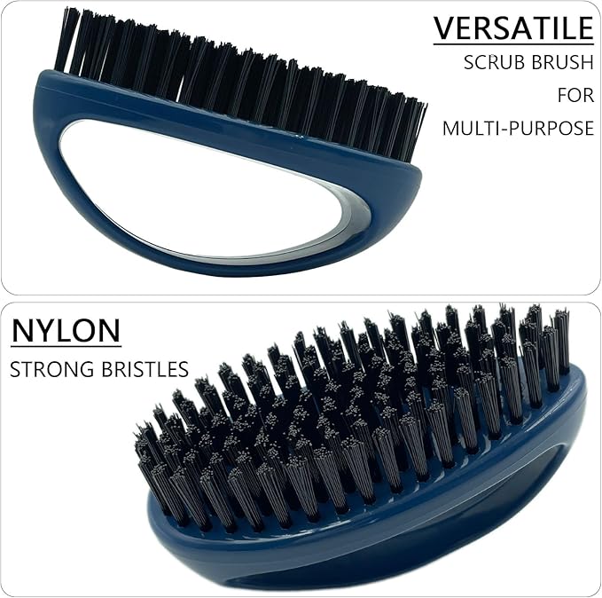 Small Scrub Brush with Nylon Bristles