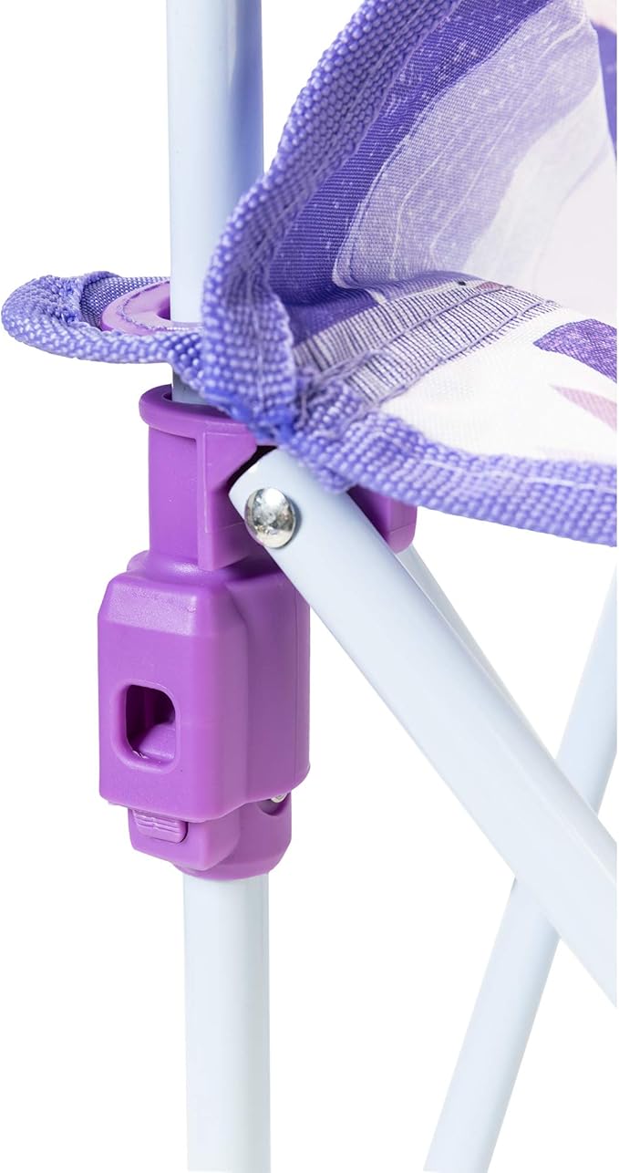 Disney Frozen Kids Chair Foldable for Camping, Sports or Patio with Carry Bag, Toddlers 24M+