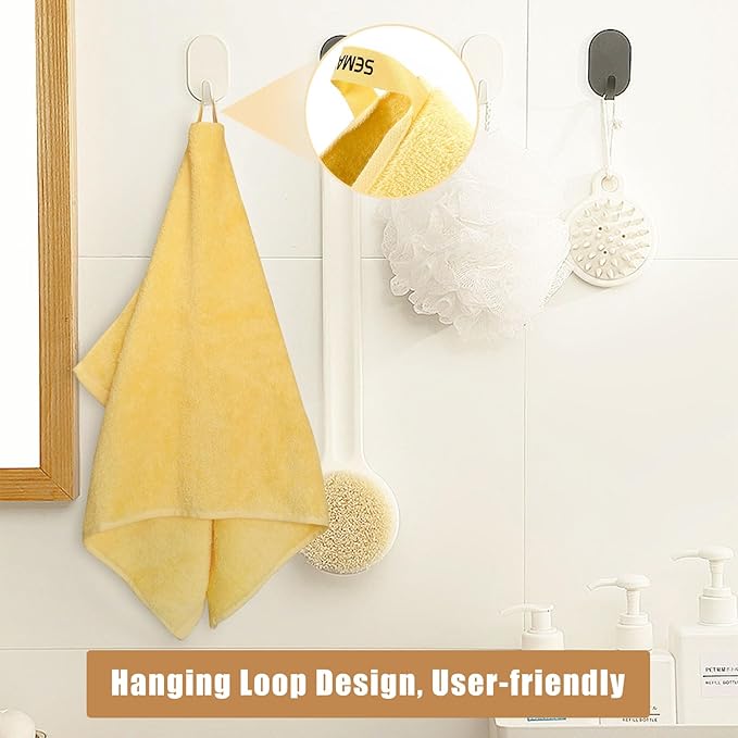 SEMAXE Hand Towel for Bathroom, 100% Combed Cotton Towel