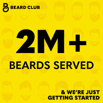 Beard Club - Beard Growth Serum with Natural Castor, Coconut and Avocado to Grow a Thicker, Fuller Beard, Fill in Patches and Stimulate Healthier Facial Hair Growth