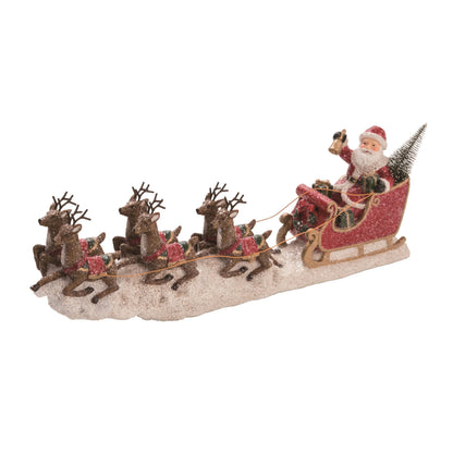 Transpac Imports Resin Holiday Tree Set of 4 Figurine, Green