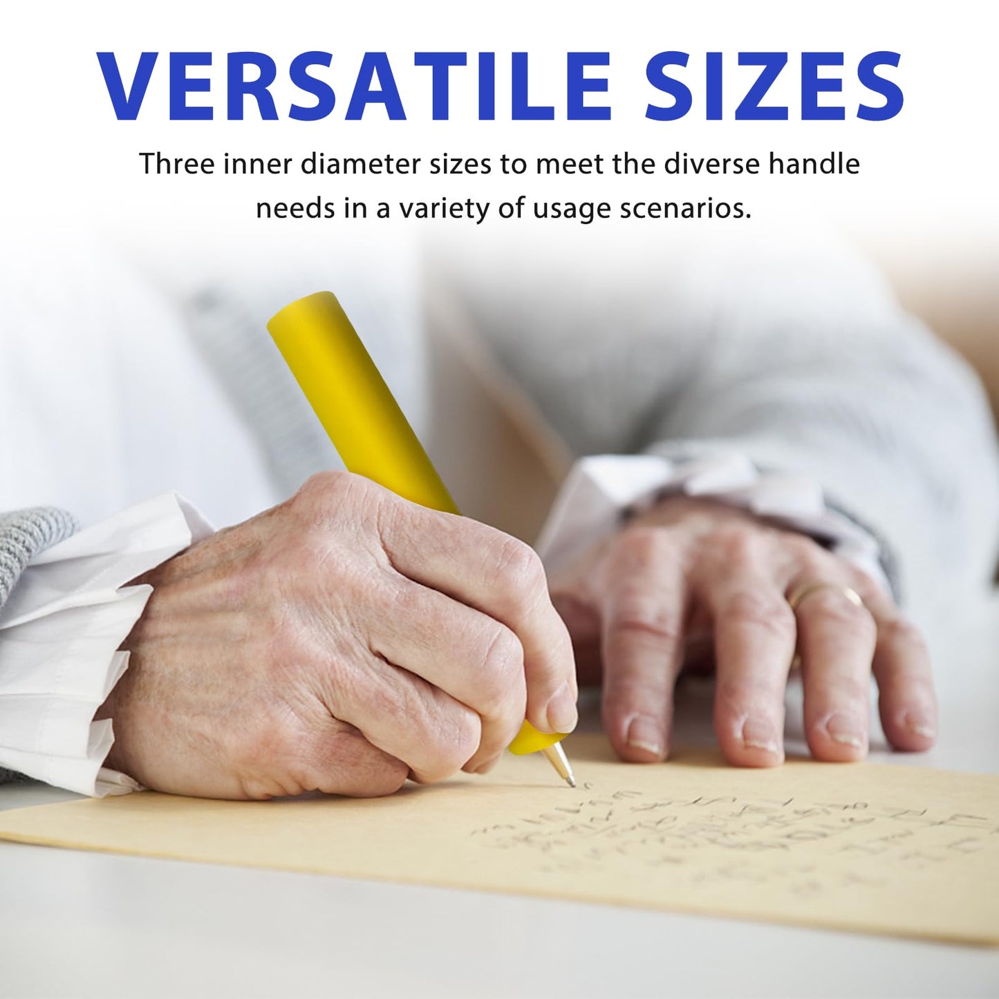 Foam Grip Tubing 6pcs Adaptive Utensils Grip Tubing, Built up Grip Aid for Utensils, Tools and Pens for Elderly, Disabled, Arthritic, Handicapped