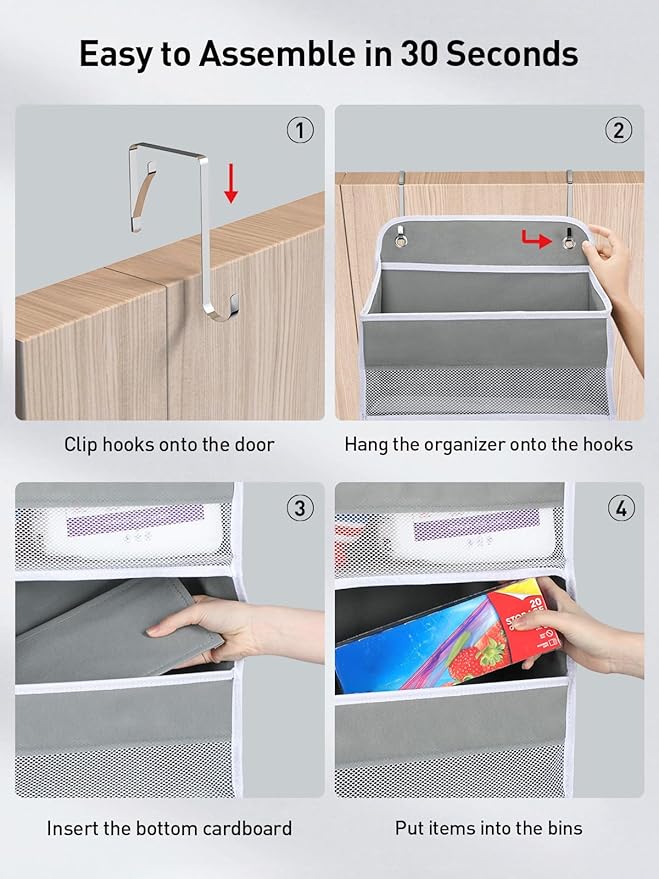 Yecaye 1 Pc Over the Door Organizer