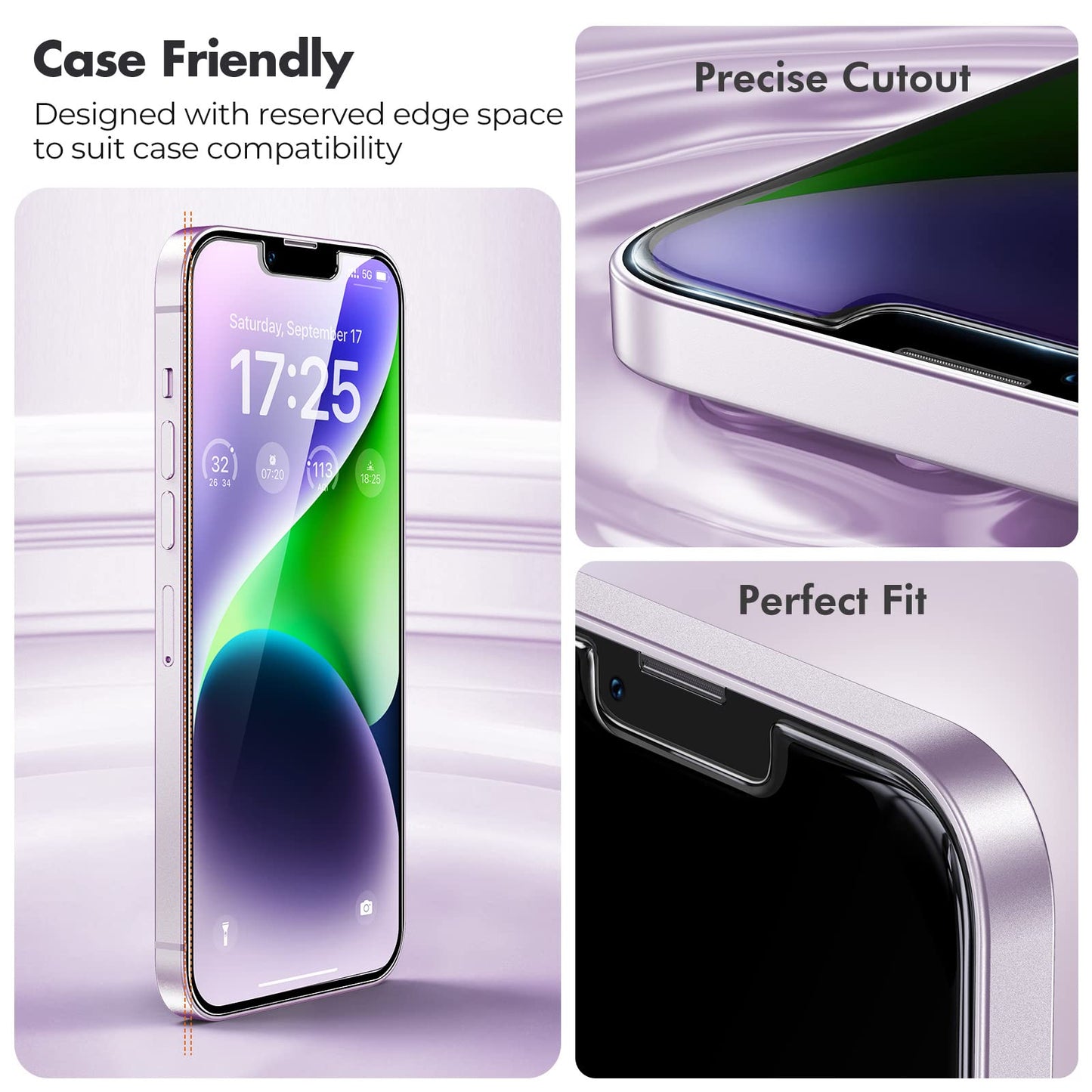 UNBREAKcable Shatterproof Tempered Glass Screen Protector for iPhone SE 2022/SE 2020, iPhone 8/7 [3-Pack] [99.99% HD Clear] [Easy Installation Frame] [9H Hardness][Bubble Free] for Apple 4.7''