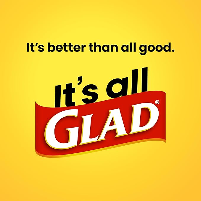 Glad Trash Bags, Strong Quick-Tie Large Garbage Bags