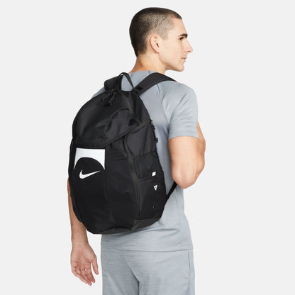 Nike DV0761-011 NK ACDMY TEAM BKPK 2.3 Sports backpack Unisex Adult BLACK/BLACK/WHITE Size 1SIZE