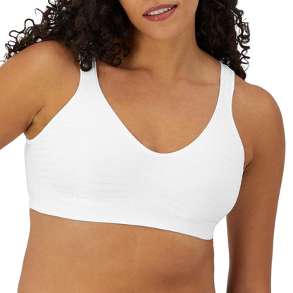 Bali Women's Wireless Bra, Comfort Revolution Seamless T-Shirt Bra, Moisture-Wicking, ComfortFlex Fit