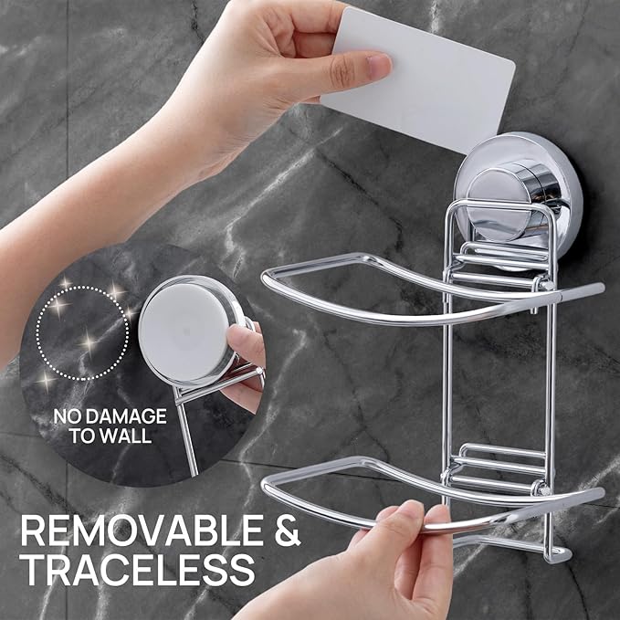 LEVERLOC Soap Dish Holder Suction Cup