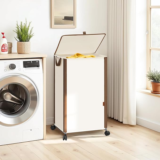 STORAGE MANIAC Rolling Laundry Hamper