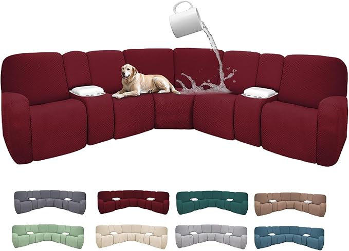 100% Waterproof Sectional Recliner Couch Covers