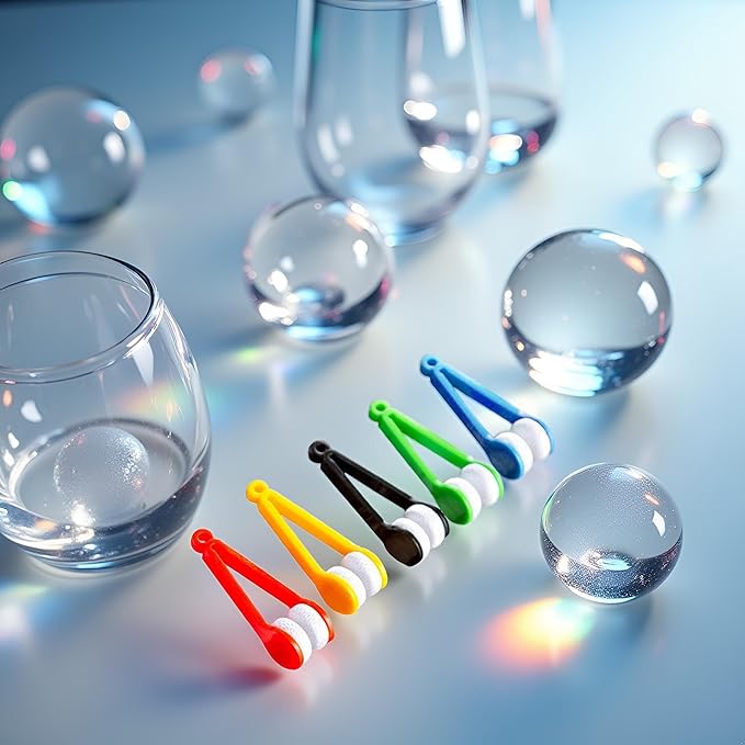 5Pcs Spectacle Glass Cleaner Eye Glasses Lens Cleaner Microfiber Cleaning Cloth