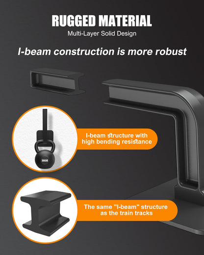 Sunfanie Hat Rack for Hat Storage (4-Pack), Multi-Purpose Hat Organizer, Strong Adhesive Hooks for Wall Organizer for Baseball Caps, Two Mounting Options Hook, Black