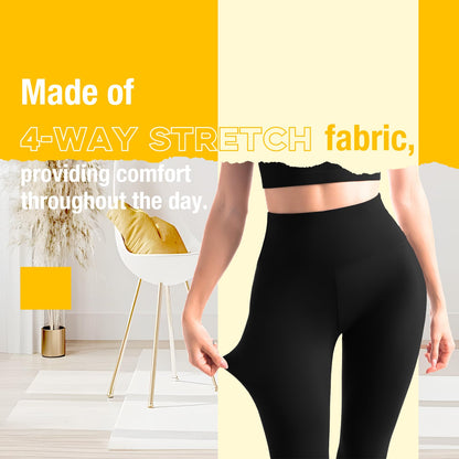 Sanpetix 3 Pack Black Leggings for Women, High Waisted Buttery Soft Leggings for Workout Running Yoga 3Black SM