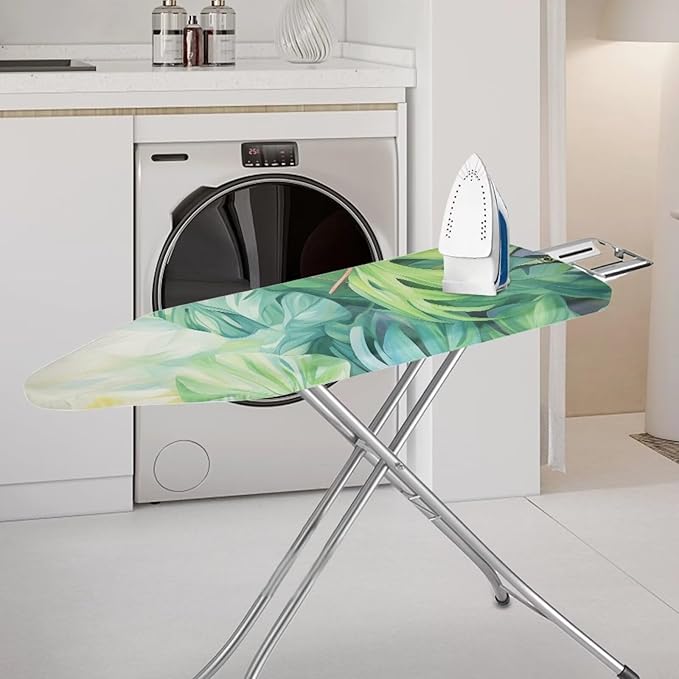 ZDCUSTOM Tropical Green Palm Ironing Board Cover and Pad