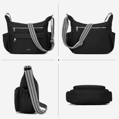 CLUCI Travel Purses for Women, Waterproof Nylon Crossbody Bags for Woman Trendy, Anti Theft Shoulder Handbags for Ladies
