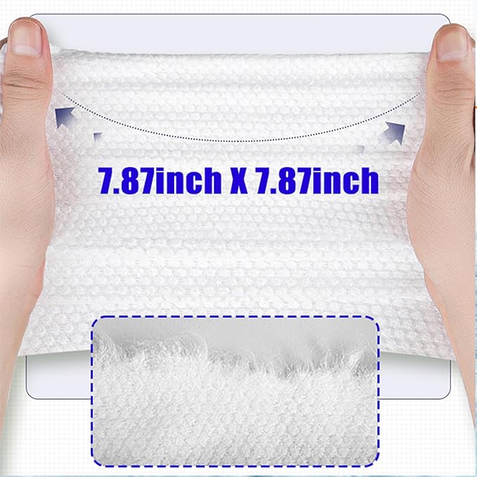 2 Pack Face Towels Disposable, Face Clean Towels, Lint- free Facial Tissue