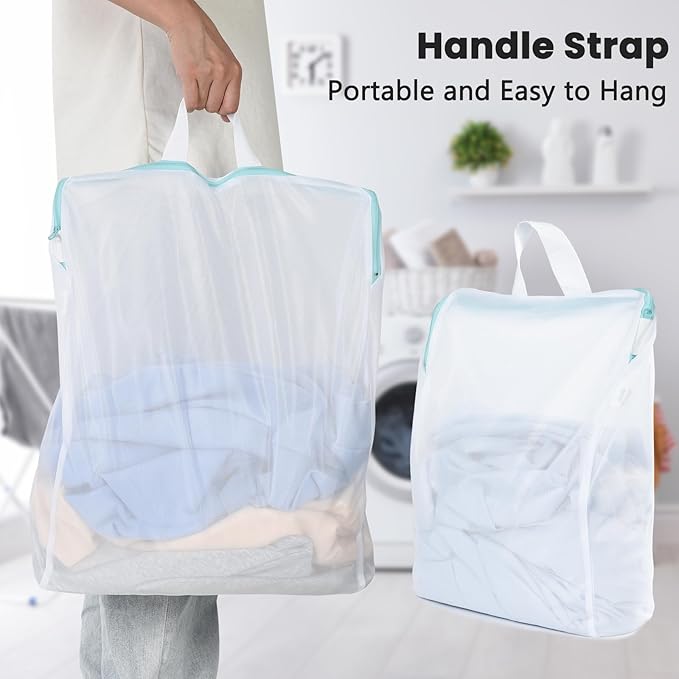 OTraki 12x16 Inch Mesh Laundry Bag 2 Pack Small Lingerie Bags
