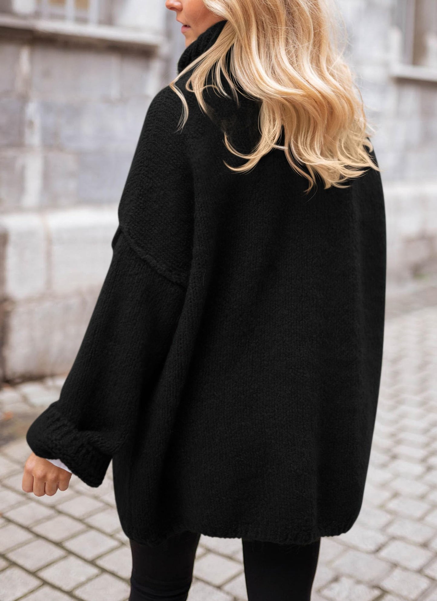 PRETTYGARDEN Oversized Sweaters for Women 2025 Chunky Turtleneck Sweater Fall Clothes Long Sleeve Tops Winter Clothing